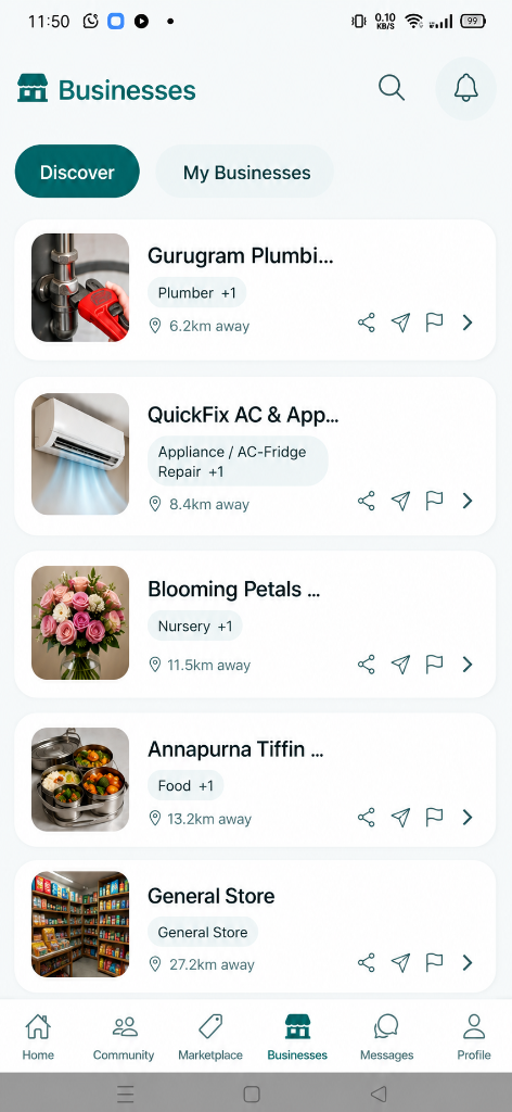 Nearcom screen 2